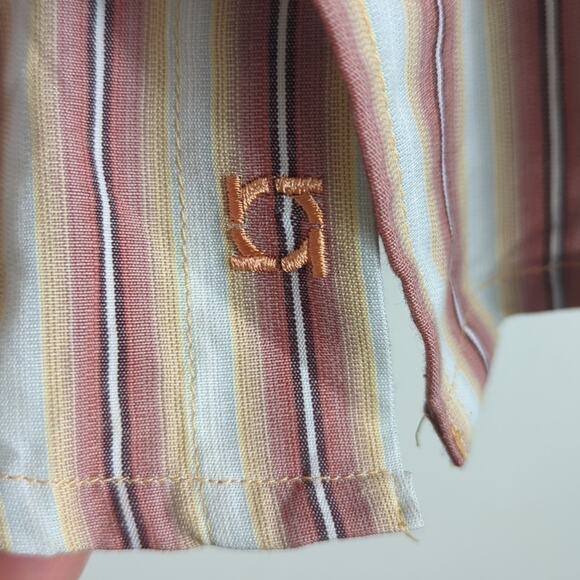 NWT 100% Cotton Striped Button Down Blouse Women's Small - Picture 4 of 7